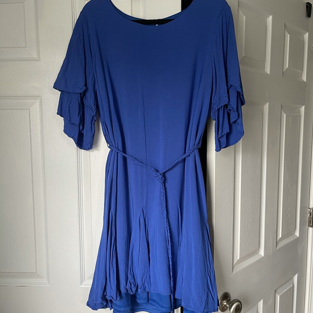 Altar’d State blue belted dress